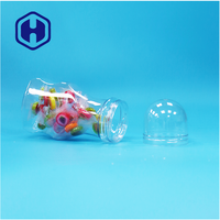 Nouveau design d'aliments pour enfants en plastique transparent PET de qualité alimentaire Pot anti-fuite sans BPA Couvercle à vis pour bonbon dur chocolat pour les collations