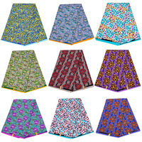 Tissu en polyester 100 % tissé 150D, imprimé wax africain, motif Ankara Dutch Wax personnalisé pour turban et robe de soirée, vente en gros