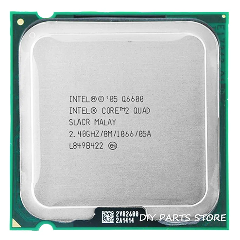 4-ядерный процессор INTEL core 2 QUAD Q6600 Socket LGA 775 CPU Процессор 2,4 ГГц/8 м/1066 МГц)