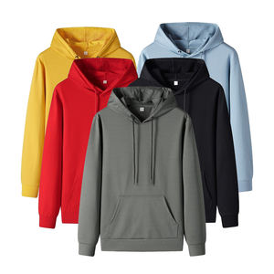 Meilleures ventes Sweats à capuche pour hommes Sweat à capuche en coton éponge français tricoté unisexe de haute qualité - Product Image 1