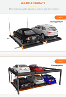 Système de stationnement automatisé intelligent PSH Vertical Shift Stacking Parking Garage Lift Car Parking Equipment Puzzle Parking System