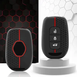<span class=keywords><strong>Coque</strong></span> de protection en silicone pour clé de voiture Dacia Logan 2021, <span class=keywords><strong>Renault</strong></span> <span class=keywords><strong>Twingo</strong></span> 3, Duster, Captur, Laguna, Scenic, <span class=keywords><strong>coque</strong></span> de clé télécommande - Product Image 5