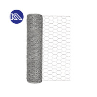 Grillage hexagonal galvanisé pour volailles, maille argentée verte, facile à assembler, soudé, pour cages à oiseaux