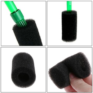 Couverture en coton pour entrée de filtre d'aquarium, petite 6 cm, grande 8 cm, éponge de protection pour filtre à cartouche d'élevage de crevettes - Product Image 1