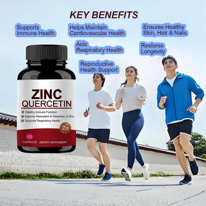 Suplementos <span class=keywords><strong>de</strong></span> <span class=keywords><strong>Zinc</strong></span> <span class=keywords><strong>de</strong></span> Alta Absorción <span class=keywords><strong>para</strong></span> la Inmunidad, Alergia Estacional, Antioxidante, Apoyo Inmunológico <span class=keywords><strong>para</strong></span> Hombres y Mujeres, Cápsulas <span class=keywords><strong>de</strong></span> <span class=keywords><strong>Zinc</strong></span> y Quercetina - Product Image 4