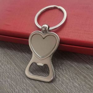 Sublimation Wine Beer Bottle Opener <b>Keychain</b> Bottle Opener Custom Logo Zinc Alloy Metal Photo <b>Keychain</b> for Kitchen and Parties - Product Image 4