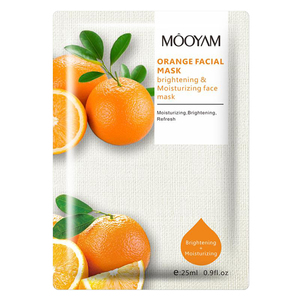 Commercio all'ingrosso Private Label Sbiancamento Idratante Foglio foglio di Frutta di Bellezza della pelle del Viso Maschera per la Cura Della Pelle - Product Image 1