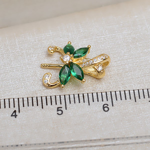 Pendentif couronne de phénix en argent S925, accessoire de coiffure JG5361, accessoires de perles DIY, support vide 6-6,5 mm, composants de bijoux pour femmes - Product Image 4