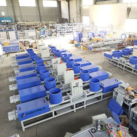 Machine automatique de fabrication de blocs de palettes en sciure de bois, compression hydraulique, commande CNC, certifiée CE, composants moteur, moule personnalisé