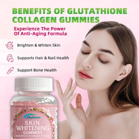 Gummies éclaircissantes pour la peau JIABEIYINGKANG de haute qualité 1000mg Glutathion Vitamine E Collagène Marin pour estomper les taches et réduire leur apparence