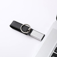 Ensemble cadeau de carnet d'art et de clé USB en cuir avec boucle carrée, idéal pour le bureau, haute valeur esthétique, vente en gros