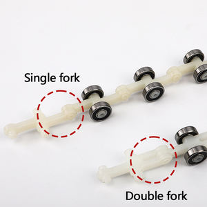 Cadenas Rotatorias y Conjunto de <span class=keywords><strong>Poleas</strong></span> para Elevadores y Escaleras Mecánicas, Cadena de Accionamiento de Pasamanos Multisección 17 19 21 24 <span class=keywords><strong>con</strong></span> Accesorios de Horquilla - Product Image 2