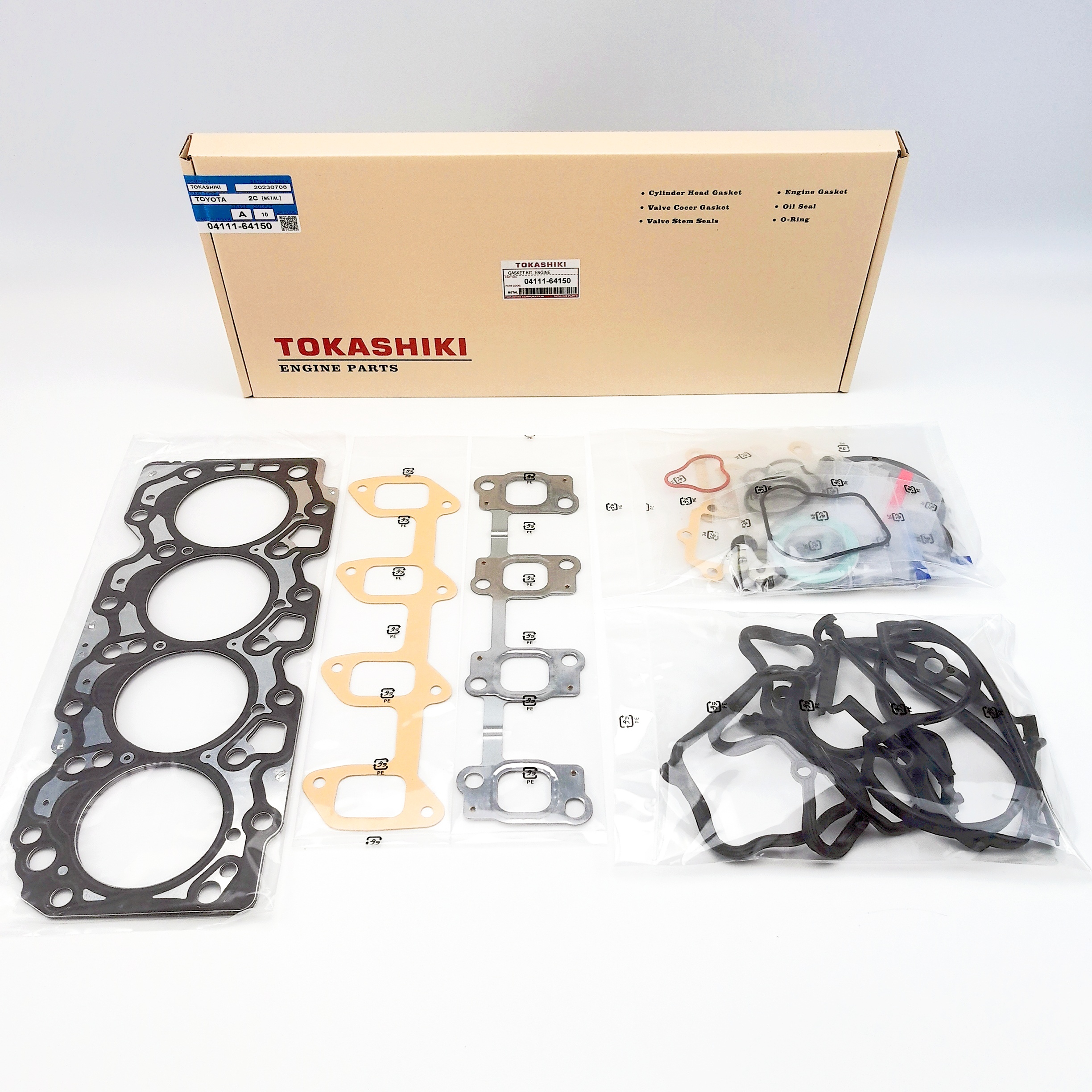 2C Engine Overhaul Cylinder Head Gasket Kit for