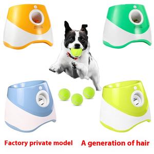 Yeni elastik tenis topu başlatıcısı Modern otomatik Pet oyuncak kediler ve köpekler için interaktif açık oyuncak kırmızı Net ile <span class=keywords><strong>Amazon</strong></span> için - Product Image 2
