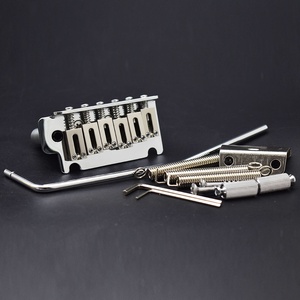 <span class=keywords><strong>Base</strong></span> de puente de trémolo para guitarra eléctrica de 6 cuerdas, puente de trémolo doble pequeño de aleación de zinc, sillín plano, espaciado de cuerdas de 10,5 mm - Product Image 2