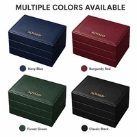 Vente en gros d'usine, emballage en cuir de luxe personnalisé, boîte d'emballage de luxe imprimée sur mesure pour toutes les industries, service personnalisé