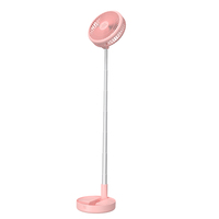 Ventilateur rétractable Chargement USB Pliant Portable Mini Ventilateur Électrique Dortoir Bureau Salon Ventilateur Électrique Pliant