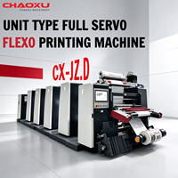 Machine d'impression flexographique à 6 couleurs entièrement servo motorisée pour l'impression d'étiquettes et de feuilles d'aluminium