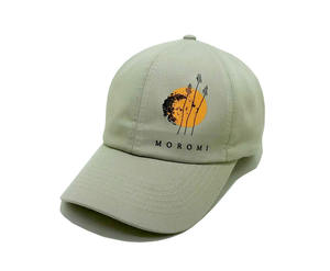 Casquette de baseball personnalisée en gros avec impression artistique hybride et broderie, casquette non structurée en coton vert sauge pour papa - Product Image 2