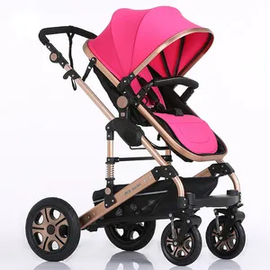 New Design High Quality Basket And Multi-functional Baby Stroller Prams 3 In 1 Landscape