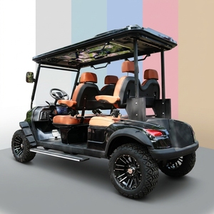 Nuovo <span class=keywords><strong>Golf</strong></span> Cart Elettrico Fuoristrada Personalizzato Color Oro, 5KW, Certificato CE/DOT EEC, in Alluminio, 4 Posti, 30-50Km/h - Product Image 1