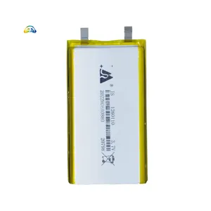 XWD şarj edilebilir li-ion 1260110 güç bankası 3.7v lityum polimer pil hücresi 10000mah lipo pil