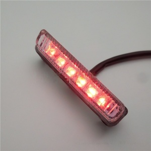 Accesorios para Motos, Luz Trasera LED para Motocicleta, Luz Trasera LED de Freno para Scooter Eléctrico, Luz Trasera LED en Forma de Tira para Scooter - Product Image 4