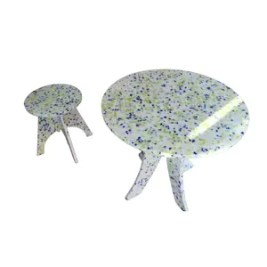 廉价漂亮的回收彩色HDPE塑料相框板，用于DIY椅子Hdpe床单