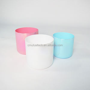 Cuenco Cantante Transparente de Color Cósmico Q're, Cuenco de Cristal de Cuarzo Transparente y Colorido, Instrumentos de Sanación por Sonido - Product Image 4