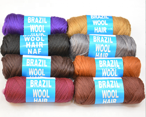 <span class=keywords><strong>Laine</strong></span> brésilienne pour tresses, <span class=keywords><strong>cheveux</strong></span> à tresser avec fil pour tresses africaines au crochet, torsades sénégalaises, box braids - Product Image 5