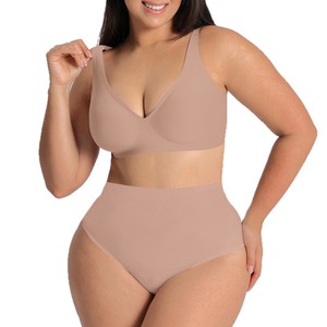 Sujetadores push-up sin aros de la marca Lulu, estilo europeo americano, tallas grandes, sin costuras, para bebés, con copa triangular. - Product Image 4
