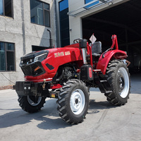 Livraison gratuite Tracteurs 50HP Moteur diesel Tracteurs hydrauliques Boîte de vitesses Tracteurs agricoles à roues