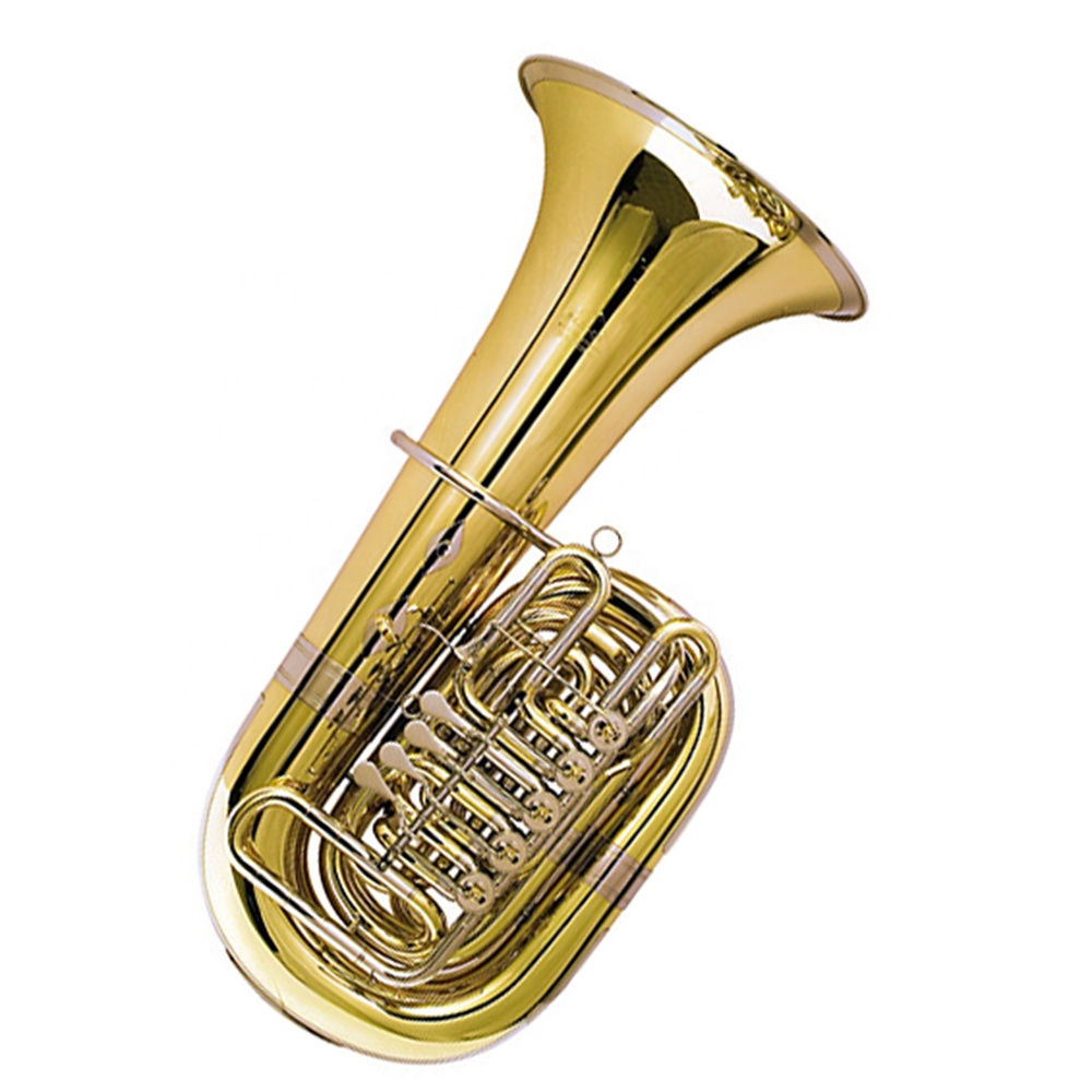 SEASOUND OEM Высокое качество C Ключ 5 поворотных поршней Tuba Труба латунный инструмент jitu0753