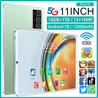 Pro 14 11 Inch Ring Phablet 16GB+1TB 108MP 8000mAh 5G Wi-Fi Dual SIM+TF Mobile Multibahasa Global Premiere Android 15 Tablet