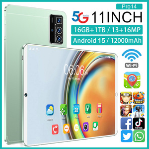 Tablet <span class=keywords><strong>Pro</strong></span> 14 de 11 Pulgadas, 16GB+1TB, 108MP, 8000mAh, 5G, Wi-Fi, Doble SIM+TF, Multilingüe, Lanzamiento Global, Android 15 - Product Image 5