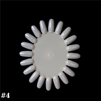 Outils d'affichage d'échantillons de vernis à ongles, 6 styles, nuanciers en plastique pour la pratique de la manucure, vente en gros