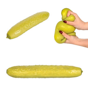 Jouet anti-stress populaire en forme de cornichon aigre, jouet alimentaire à rebond lent pour soulager le stress, lot de jouets à presser - Product Image 2