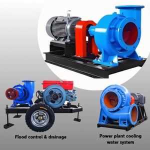 Pompe d'irrigation à flux mixte, pompe d'irrigation agricole en fonte, pompe centrifuge à flux mixte à volute - Product Image 2