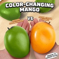 Juguete Antiestrés de Mango que Cambia de Color, Divertido y Blandito, para Aliviar el Estrés