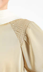 SIPO Malaysia Women's Fashionable 2-Piece <b>Pants</b> Set Solid Pattern Long <b>Modest</b> Muslim Tops and <b>Pants</b> Casual Style - Product Image 3