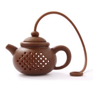 Portable Silicone Teapot Shape Loose <strong>Tea</strong> Maker Infuser Strainer Filter <strong>Diffuser</strong> - Product Image 2