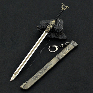 LLavero de Metal de aleación de Zinc, espada de juguete, dios de la guerra, Ragnarok, Freyja, 22cm, 87g - Product Image 2