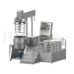 Hone Cosmetische Fabriek Boterlotion Homogenisator Maken Machine Vacuüm Emulgator Mixer