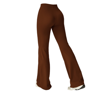 ज़िहुआंग उच्च कमर स्लिम फ्लड वाइड लेग स्पोर्ट्स पैंट फिटनेस, योग लेगिंग्स स्पैडेक्स/नायलॉन प्लस आकार मॉडल एक्के 45007 - Product Image 2