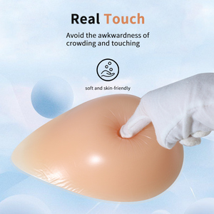 <strong>Teardrop</strong> Concave Silicone <strong>Breast</strong> Forms Mastectomy Prosthesis Bra Enhancers
