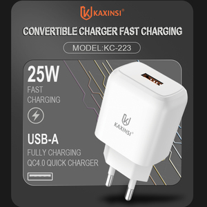 ที่ชาร์จ USB-A ความเร็วสูงใน QC3.0สำหรับ <span class=keywords><strong>iPhone</strong></span> & Support, VIVO โทรศัพท์มือถือ supervooc ชาร์จ kaxinsi KC-223 - Product Image 4