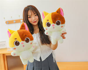 Nouvel arrivage de jouets en <span class=keywords><strong>peluche</strong></span> 35cm pour chat en <span class=keywords><strong>peluche</strong></span> gros oreiller en <span class=keywords><strong>peluche</strong></span> gros chat spongieux - Product Image 4