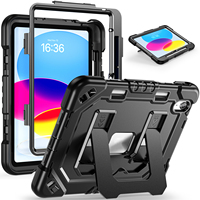 Housse de protection intégrale robuste anti-rayures résistante aux chocs pour tablette iPad 10e génération 2022 10,9 "/ 11 A16 2025