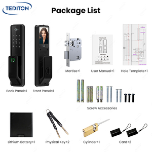 Cerradura Inteligente Automática para Puertas Interiores con Reconocimiento Facial 3D, Modelo 5050 4585 6068 6085, con Pantalla y Cámara Digital - Product Image 6