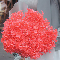 Vente en gros d'usine : Hortensias artisanaux séchés pour DIY, matériaux de bricolage, longue durée (3-5 ans), hortensias préservés pour Noël